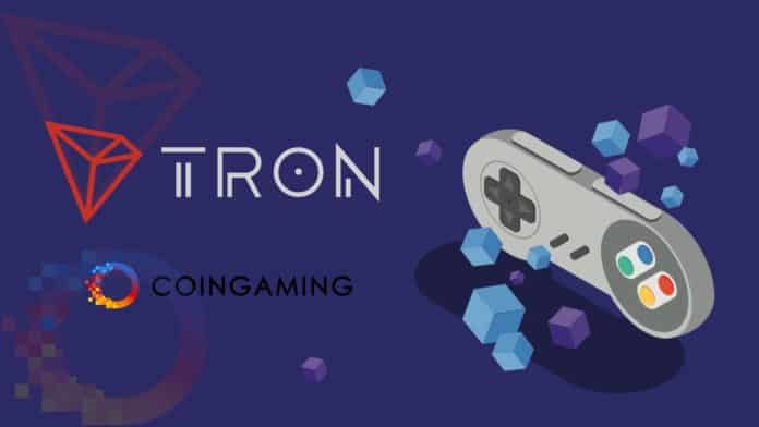TRON Foundation Partners With Coingaming