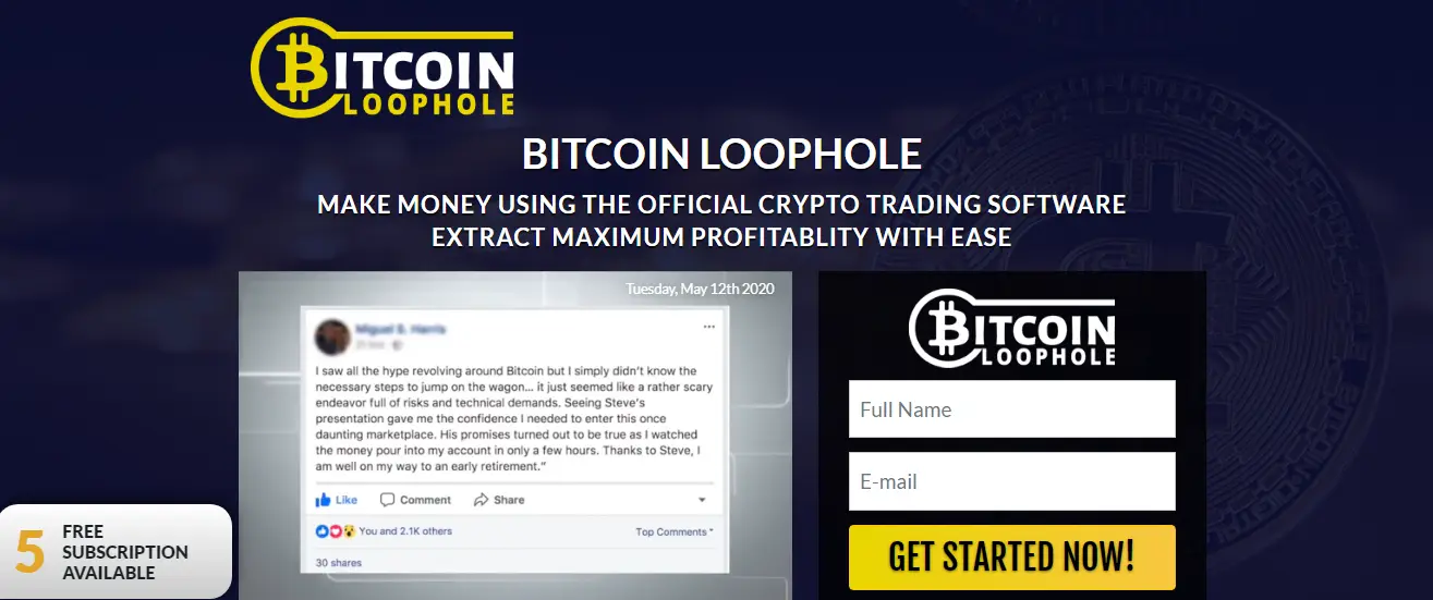 Bitcoin Loophole Review - Overview