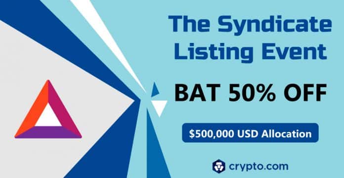BAT Listed on Crypto.com’s Syndicate Platform