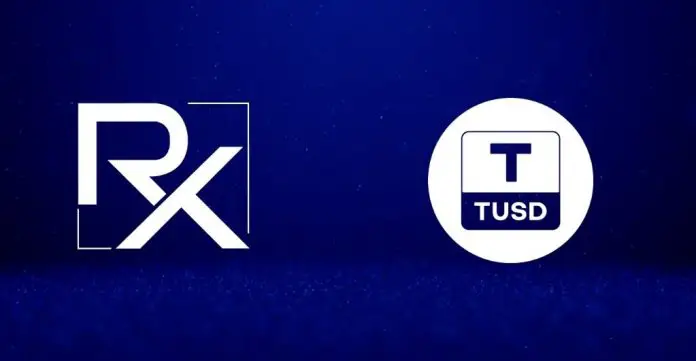TUSD Stablecoin Added to RX Wallet