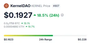KernelDAO ($KERNEL) price