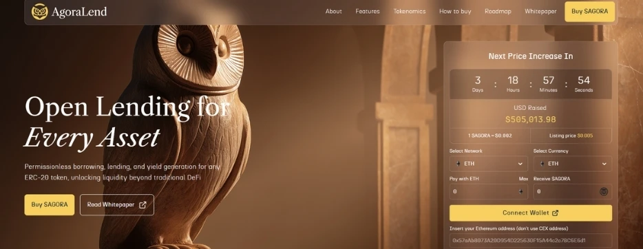 AgoraLend  - Crypto Presale