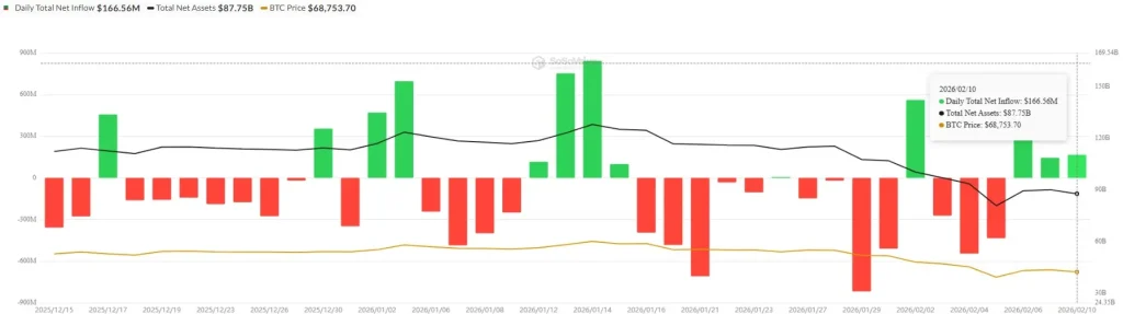 BTC ETFs Net Inflow (Source: SoSoValue)