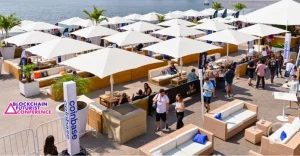 Blockchain Futurist Conference 2026 at Rebel Entertainment Complex Toronto with Web3 and AI leaders networking and main stage presentation