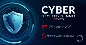Cybersecurity professionals attending a conference session on digital security and threat intelligence in Manila, Philippines