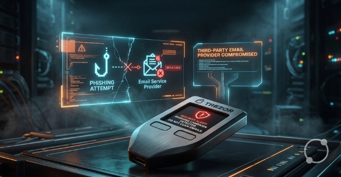 Trezor Warns Of Phishing Campaign After Third-Party Email Provider Breach Trezor Warns Of Phishing Campaign After Third-Party Email Provider Breach